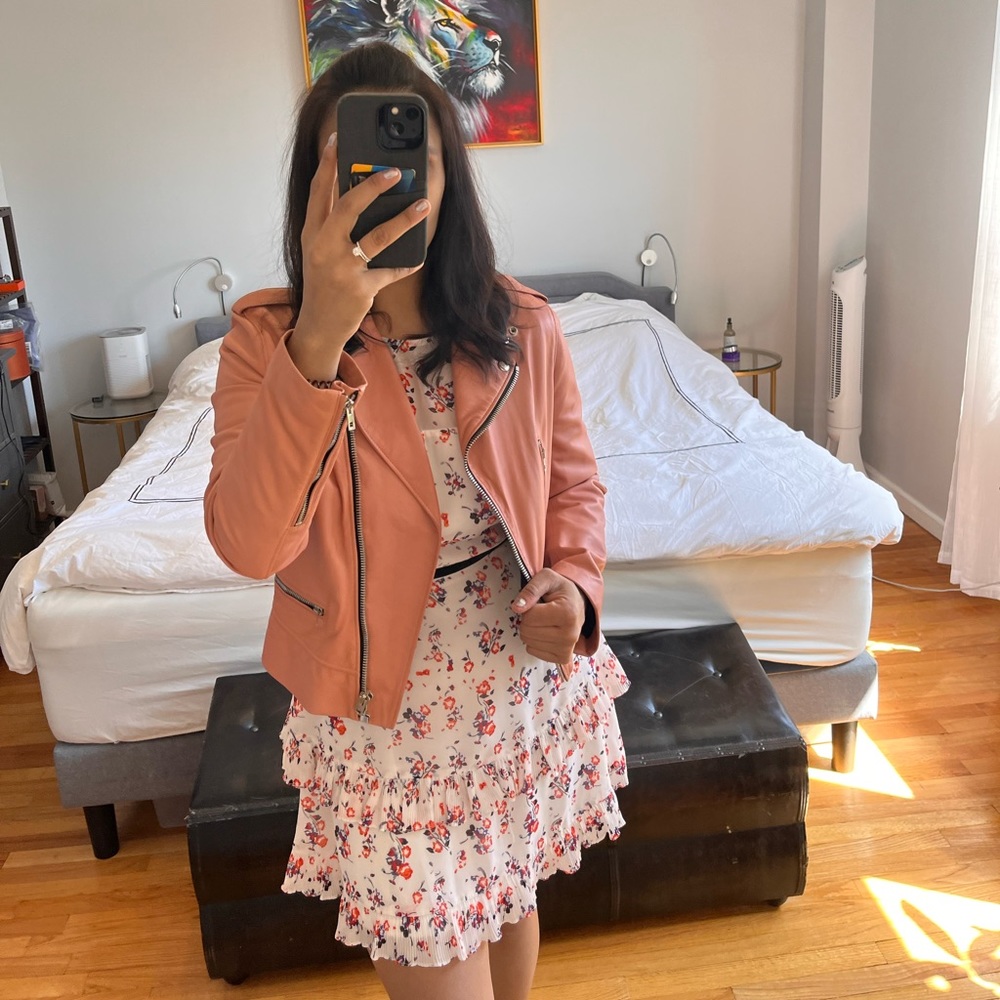 Pink Leather Jacket - Authentic Turkish Leather N… - image 3